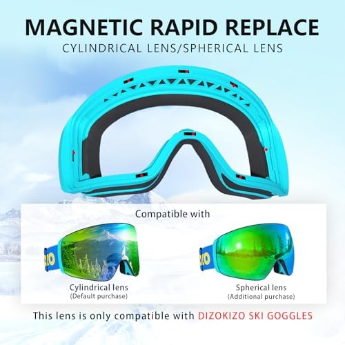 Vue 2 de Dizokizo Lunettes De Ski
