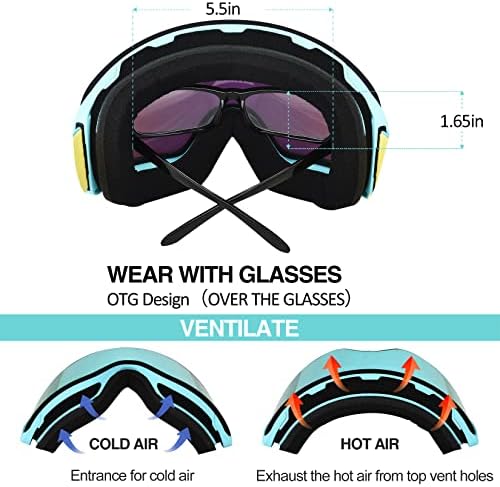 Vue 5 de Dizokizo Lunettes De Ski
