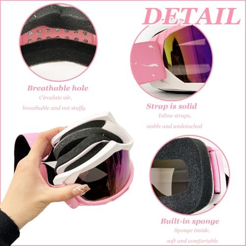 Vue 3 de Dongzqan Lunettes De Ski