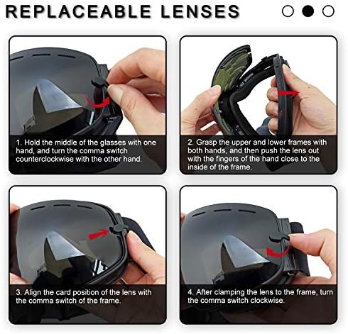 Vue 6 de Sposune Lunettes De Ski