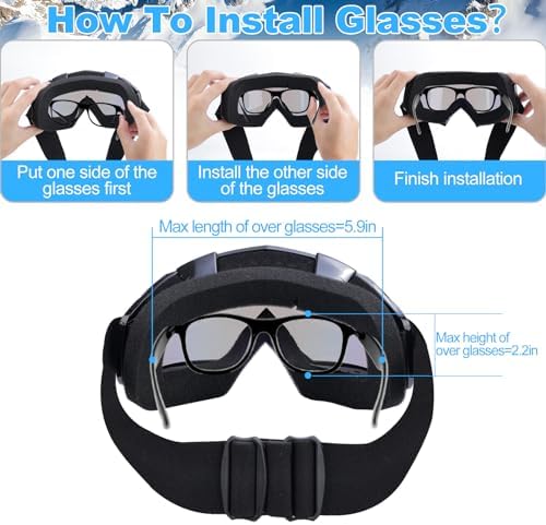 Vue 6 de Vsifehso Lunette De Ski