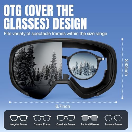 Vue 3 de Yoziss Masque De Ski