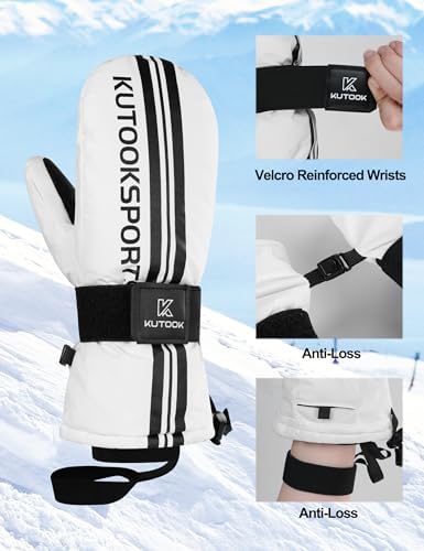 Vue 5 de Gants Ski Chaud Hiver