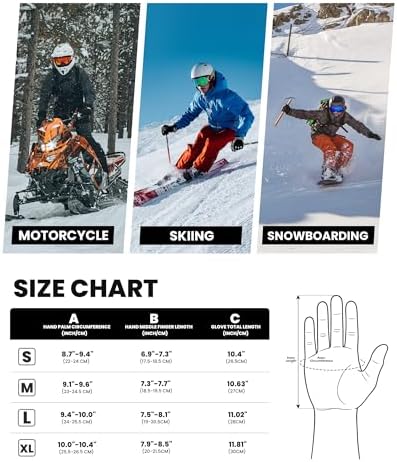 Vue 7 de Moufles De Ski Pour