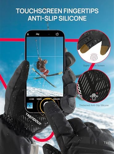 Vue 4 de Gants De Ski Thermiques