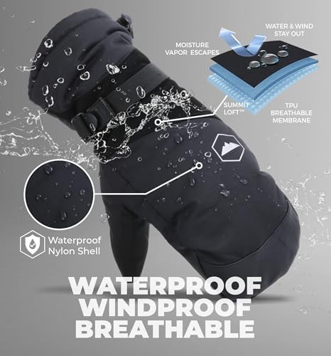 Vue 3 de Mitaines De Ski Dhiver