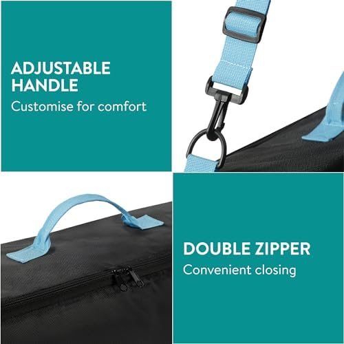 Vue 3 de Navaris Sac Snowboard Housse