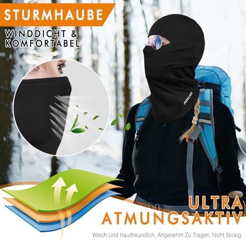 Vue 4 de Cagoule De Ski Dhiver