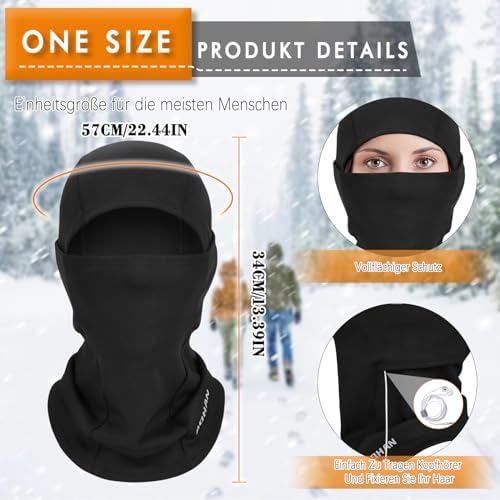 Vue 6 de Cagoule De Ski Dhiver