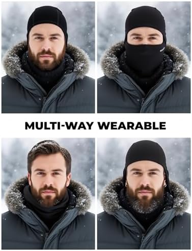 Vue 6 de Cagoule Moto Polaire Balaclava