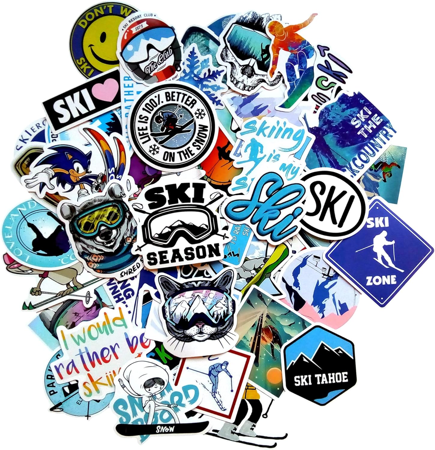 Vsco Autocollants Ski Ski