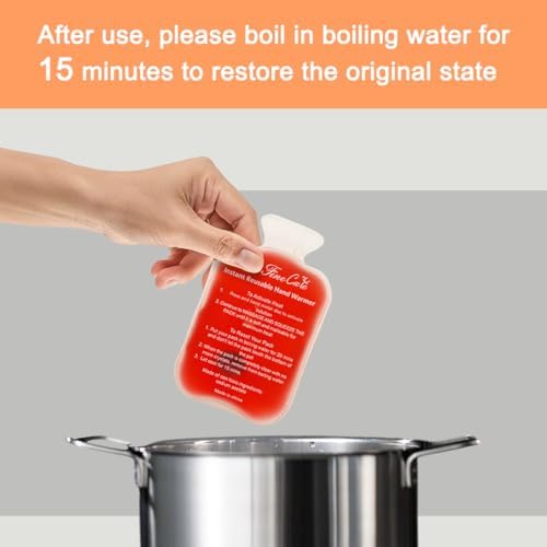 Vue 3 de Chauffemains Reutilisable Clipser