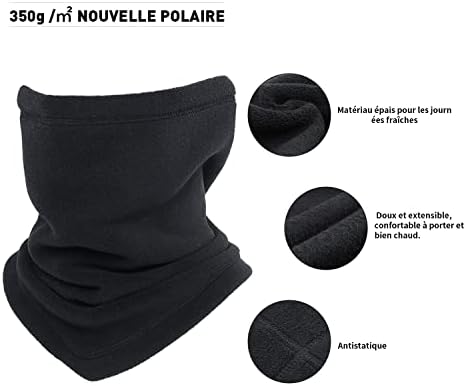 Vue 2 de Cache Cou Homme Cordon