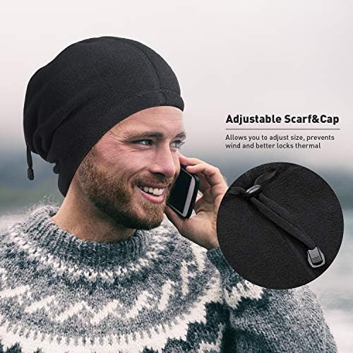 Vue 4 de Cache Cou Homme Cordon