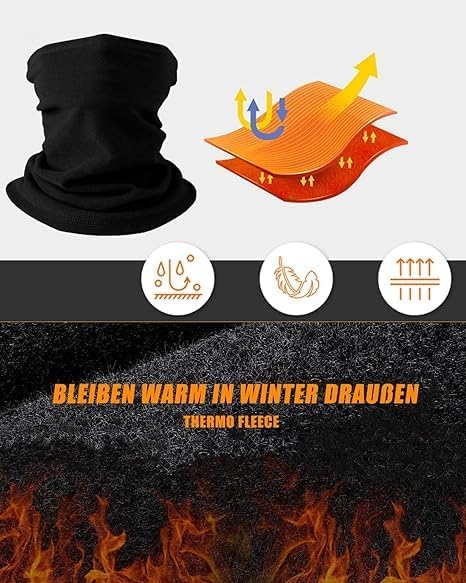 Vue 3 de Echarpe Dhiver Multifonction Protege