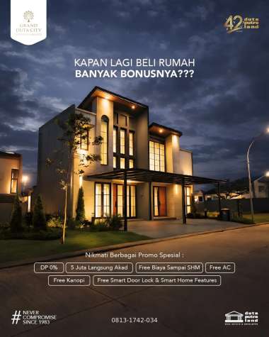 Harga Promo Grand Duta City South of Jakarta Parung