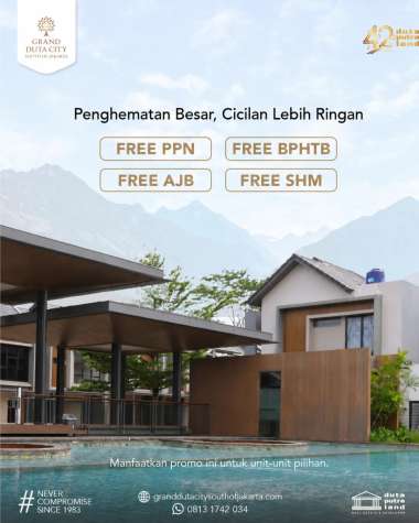 Promo KPR Grand Duta City Parung Tanpa DP