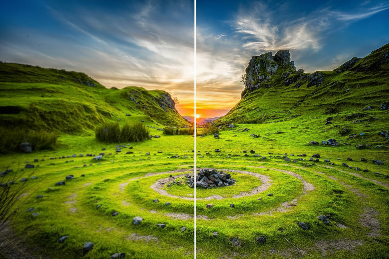 Old cracked photo restoration