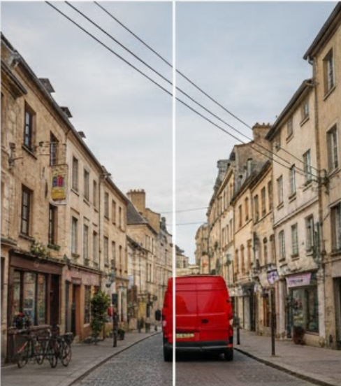 Travel photo cleanup