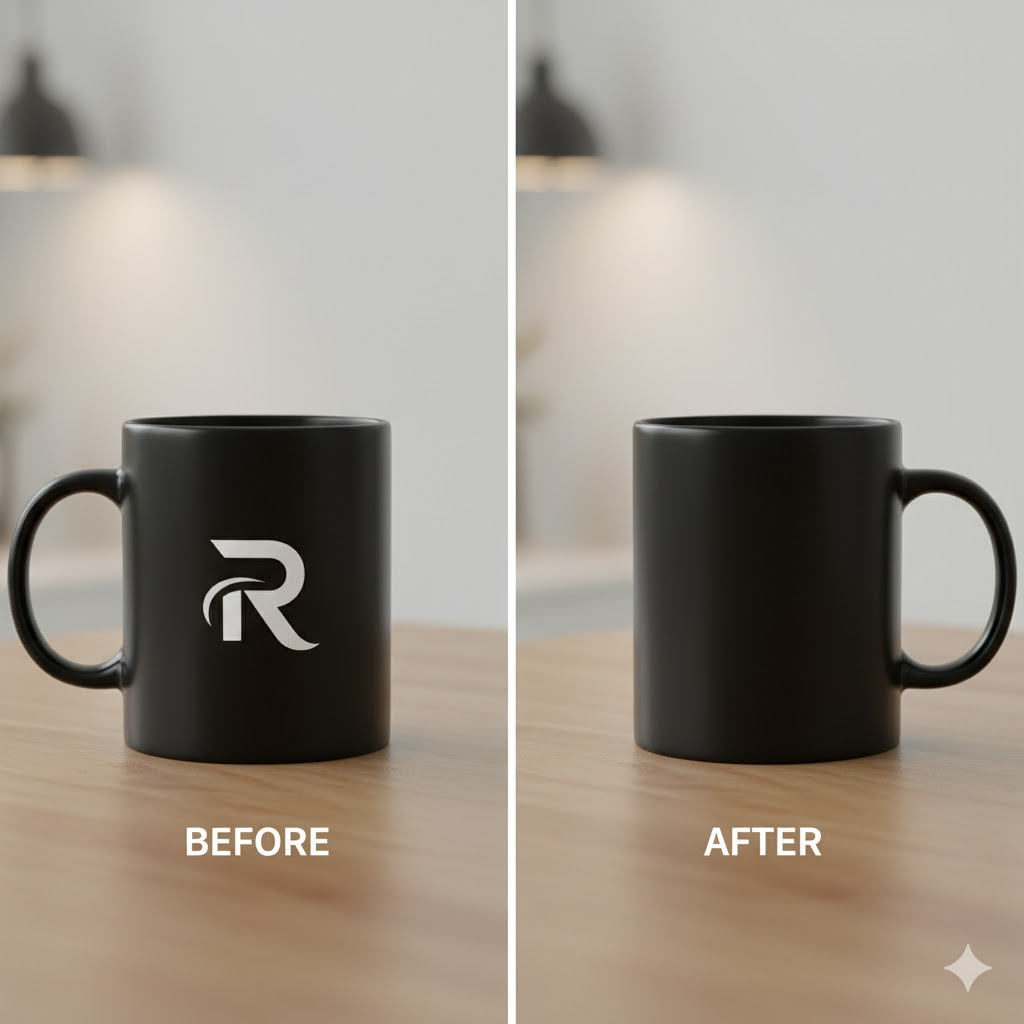 Product with logo removed