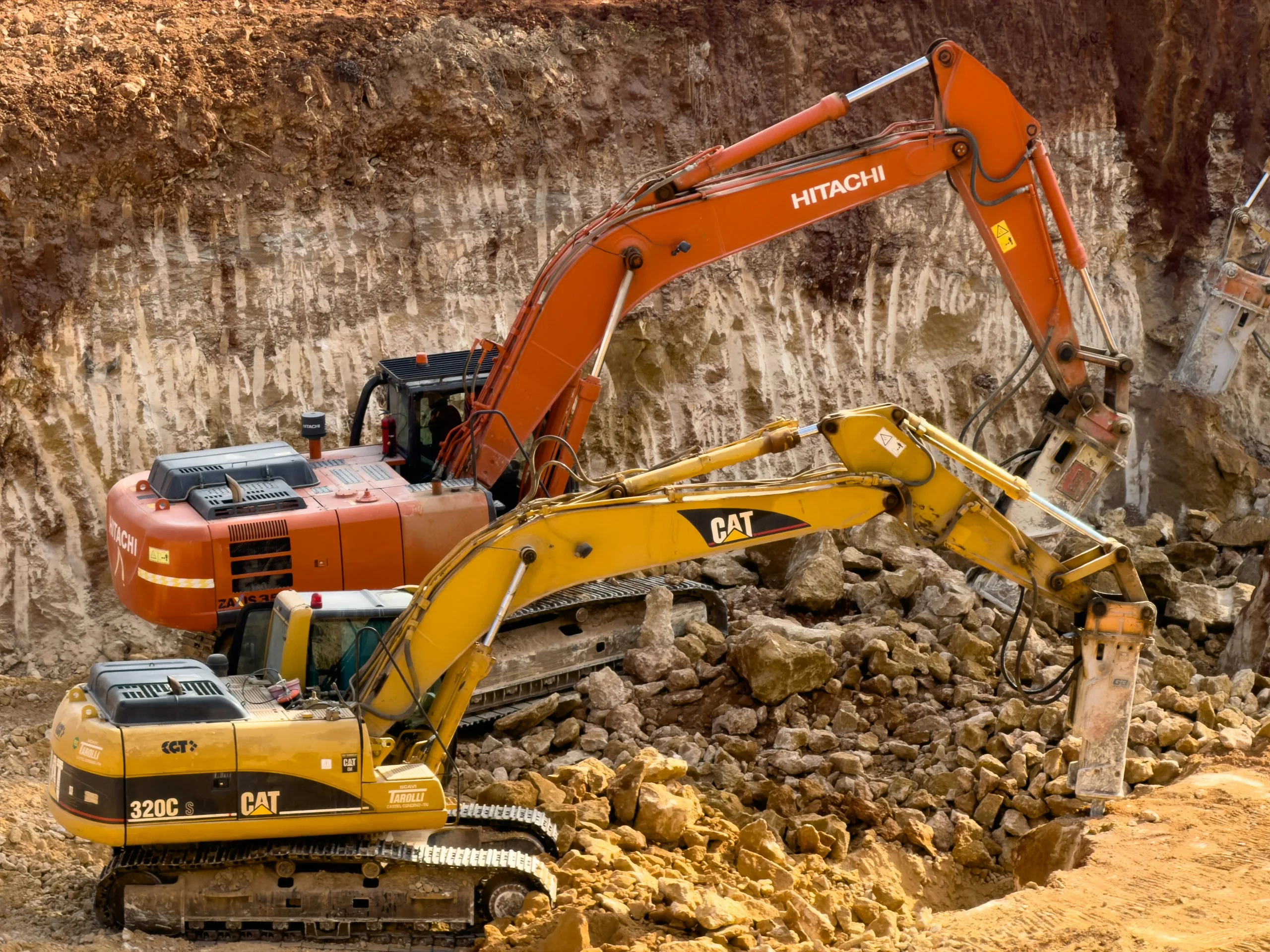 Image of a mining underground