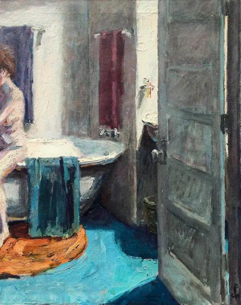 Seated Nude (Bathtub series)