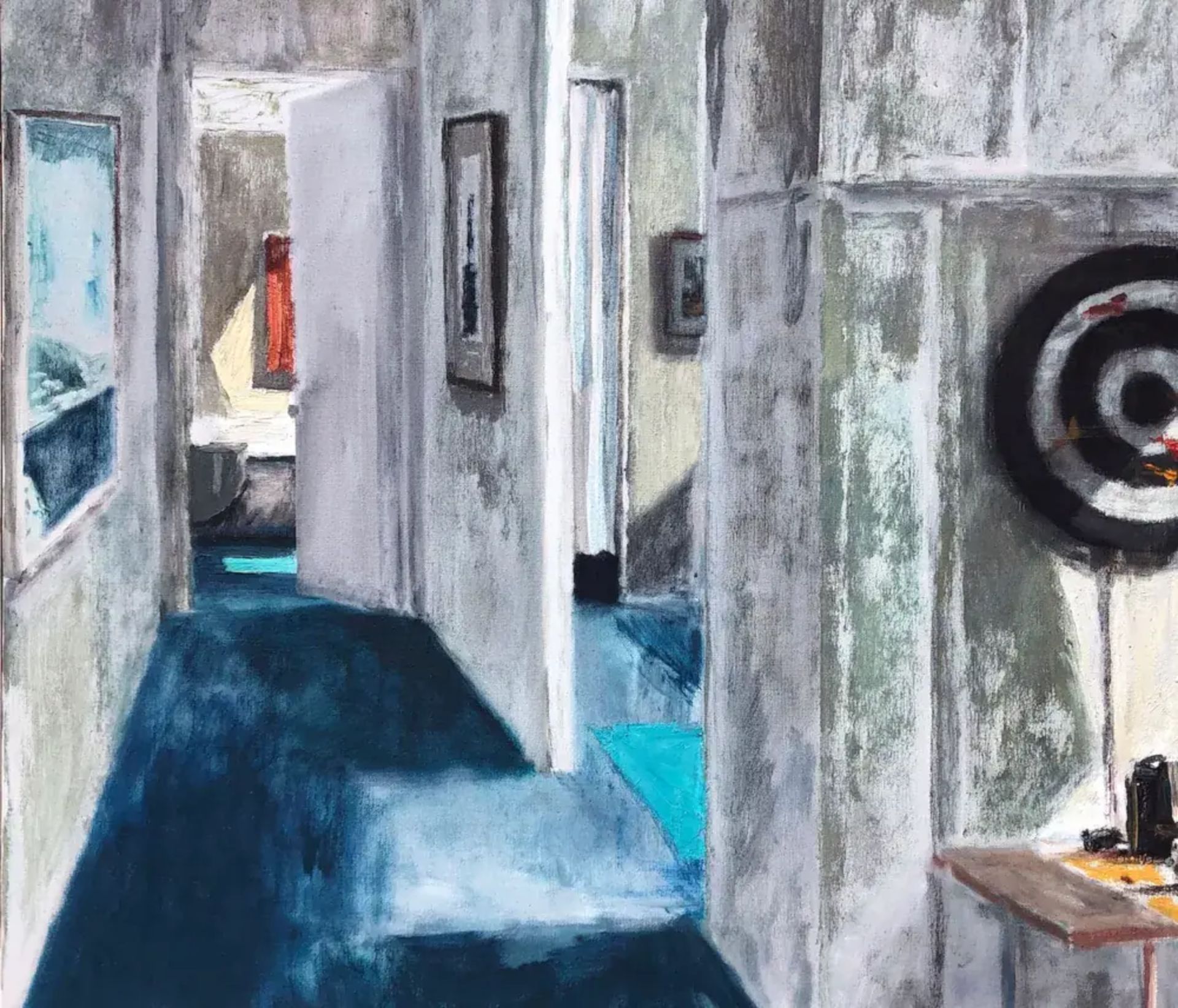 Roger Kuntz painting background