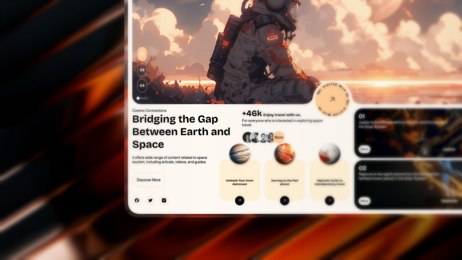 Cosmic Connections — Editorial Concept