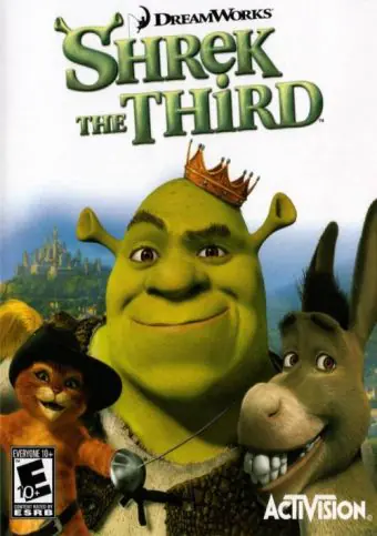 Shrek the Third PSP Cover