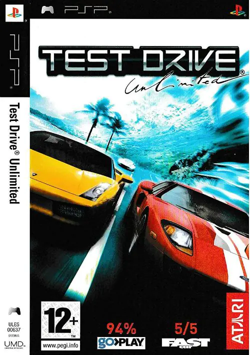 Test Drive Unlimited PSP Cover