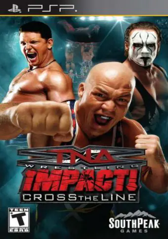 TNA Impact! Cross the Line PSP Cover