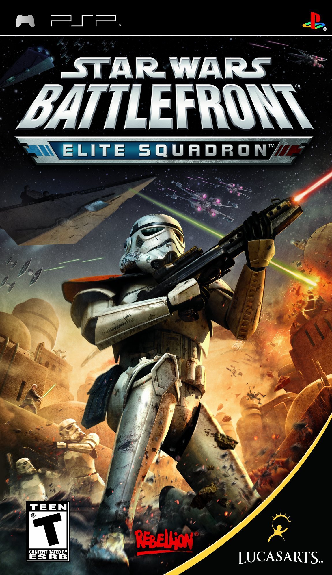 Star Wars Battlefront Elite Squadron PSP Cover