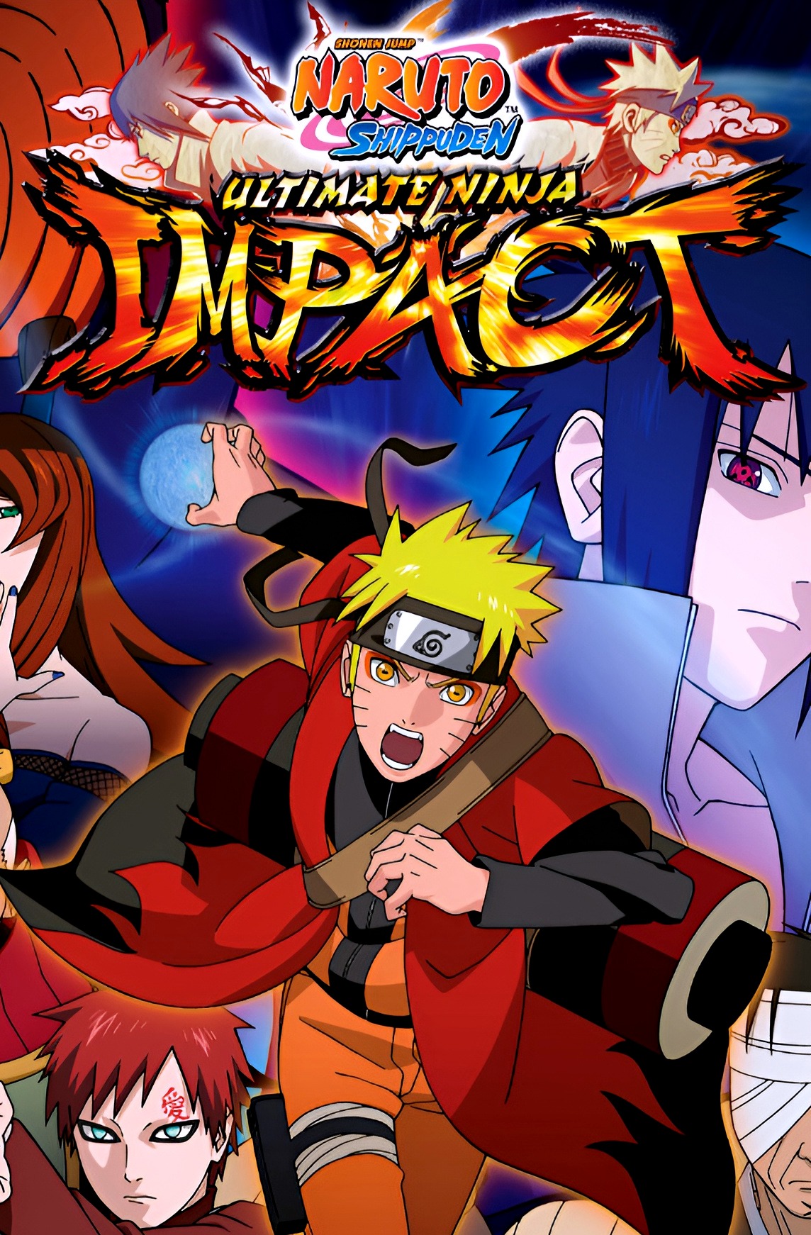 Naruto Shippuden Ultimate Ninja Impact PSP Cover
