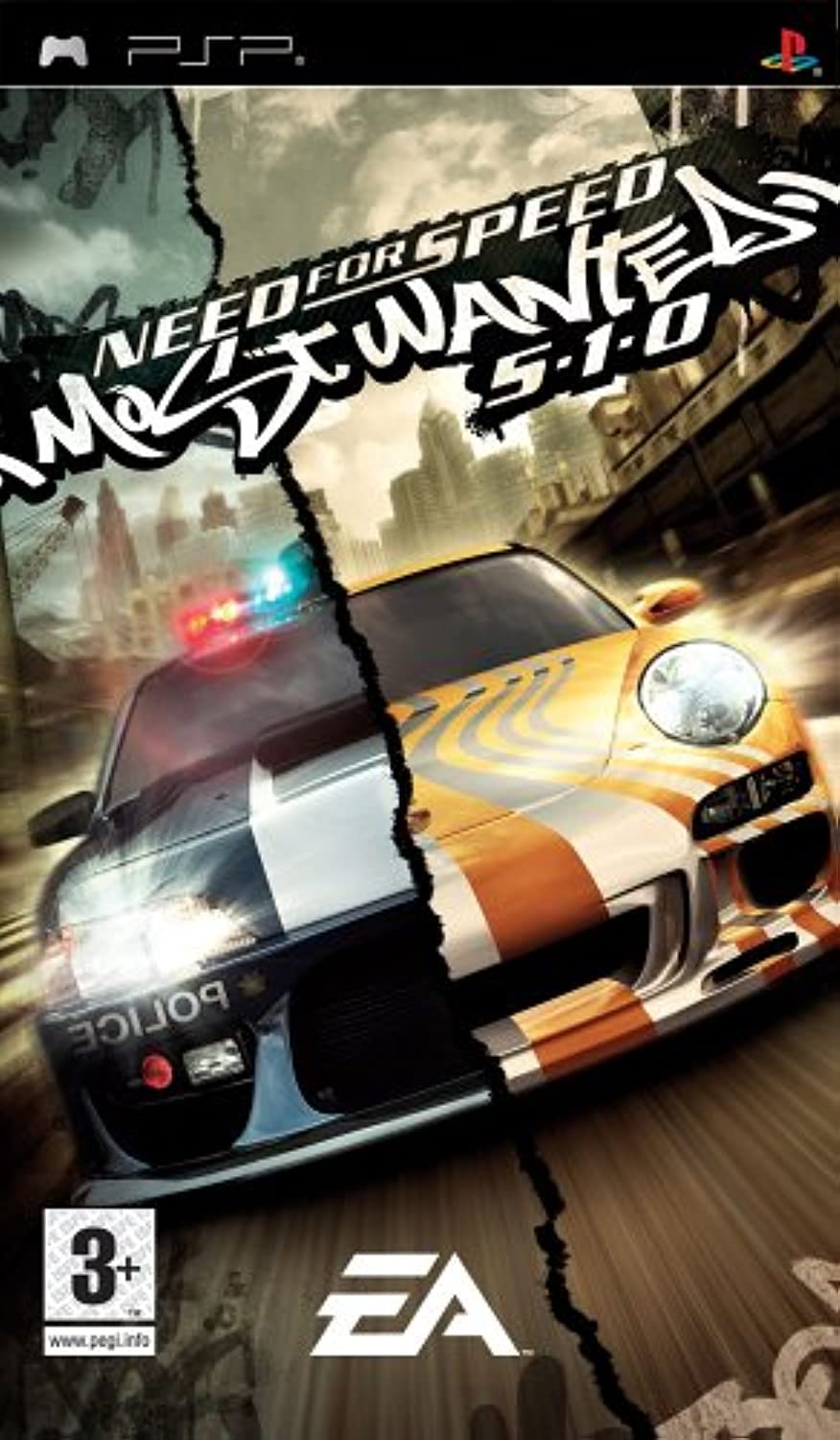 Need for Speed Most Wanted 5-1-0 PSP Cover