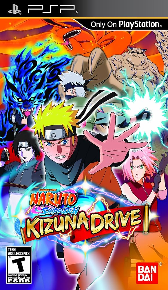Naruto Shippuden: Kizuna Drive PSP Cover