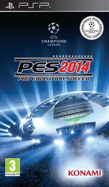 Pro Evolution Soccer 2014 (Europe) PSP Cover