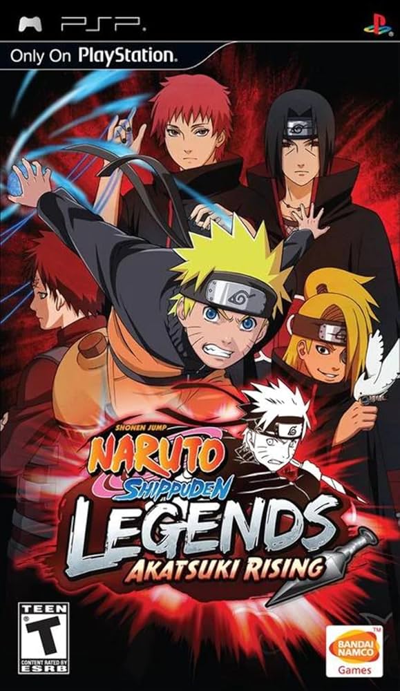 Naruto Shippuden: Legends – Akatsuki Rising PSP Cover