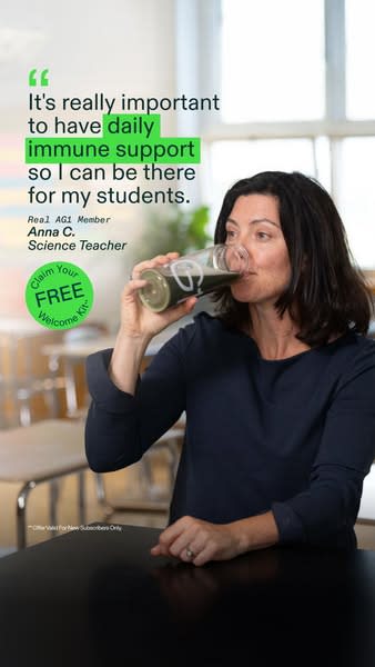 AG1 by Athletic Greens ad