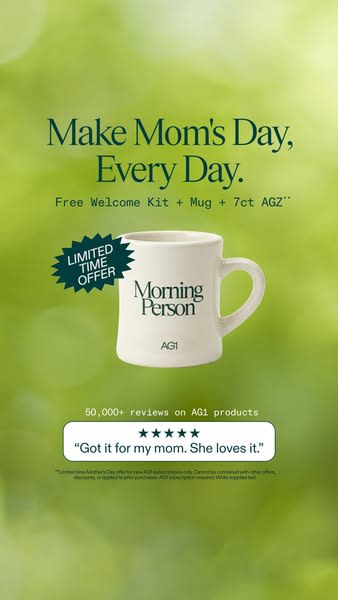 AG1 by Athletic Greens ad