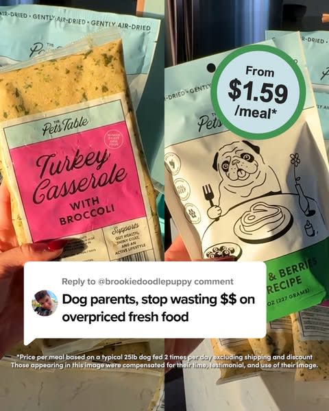 The Pets Table ad