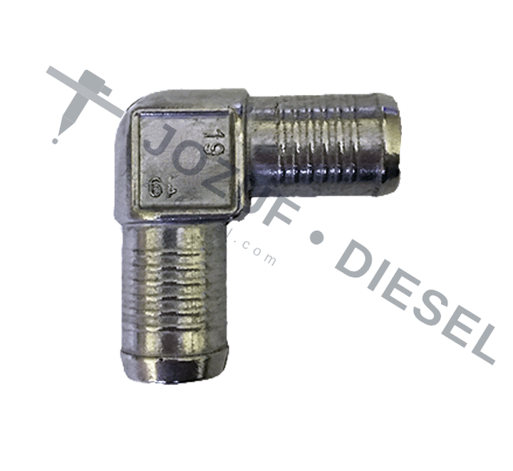 19x19mm L-Shape 90° Elbow Fuel Pipe Connector