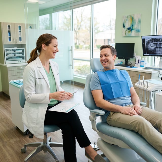 With patient
