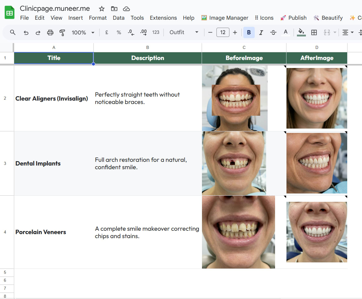 Dentist consulting a patient
