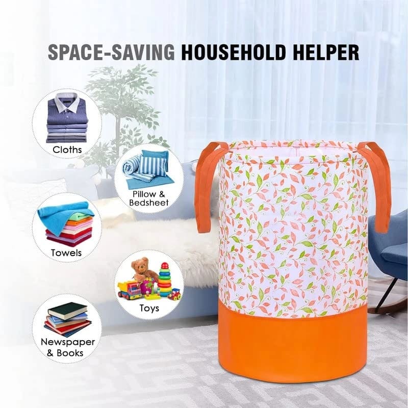 Stylish 45L Fabric Laundry & Storage Bag for Modern Homes
