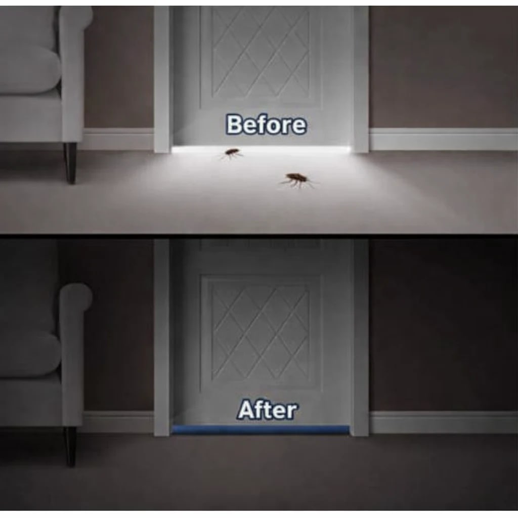 Premium Door Draft Stopper | Dust, Insect & Cold Air Blocker view 2