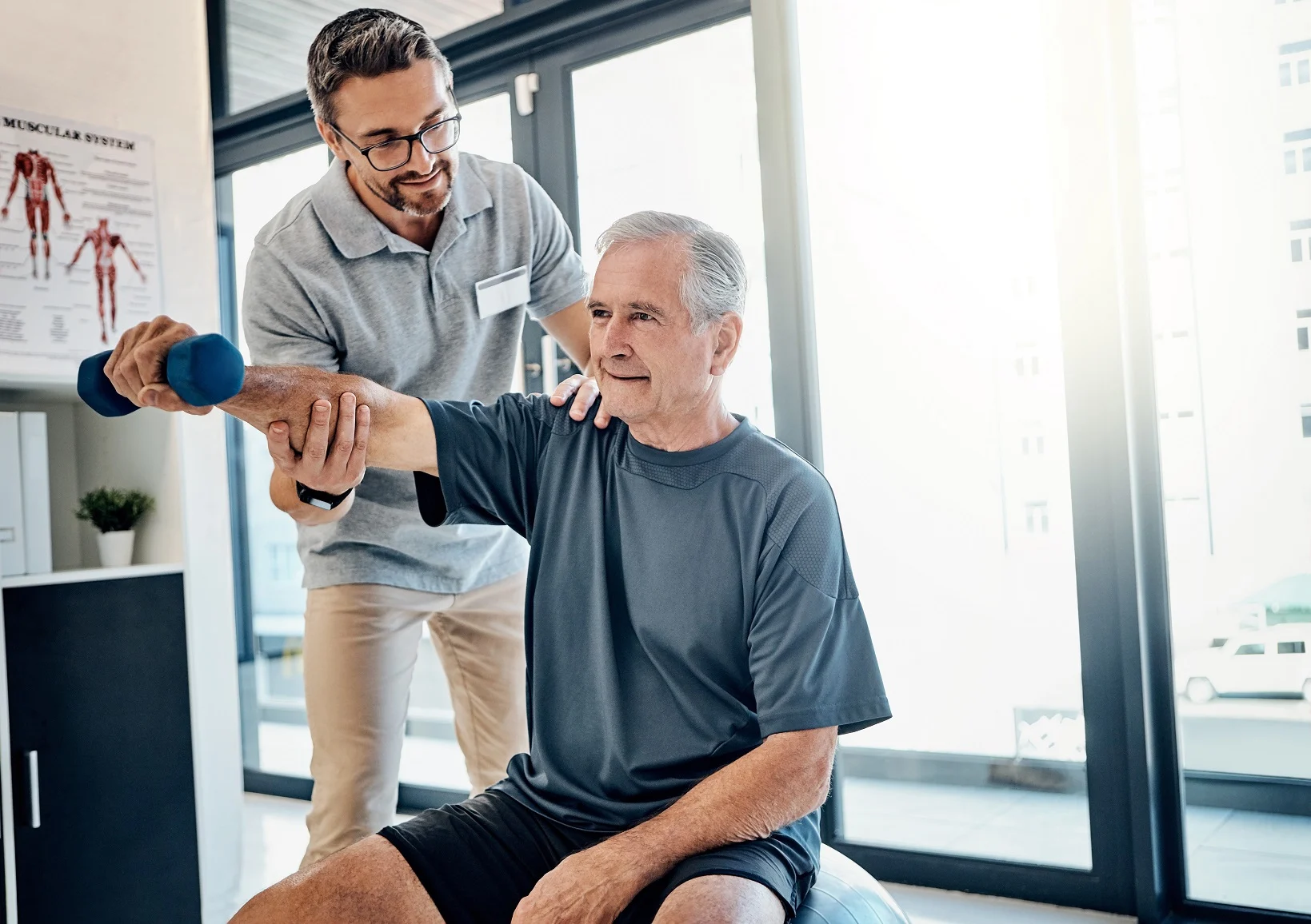 Neurological rehabilitation after stroke with physical therapist in NYC