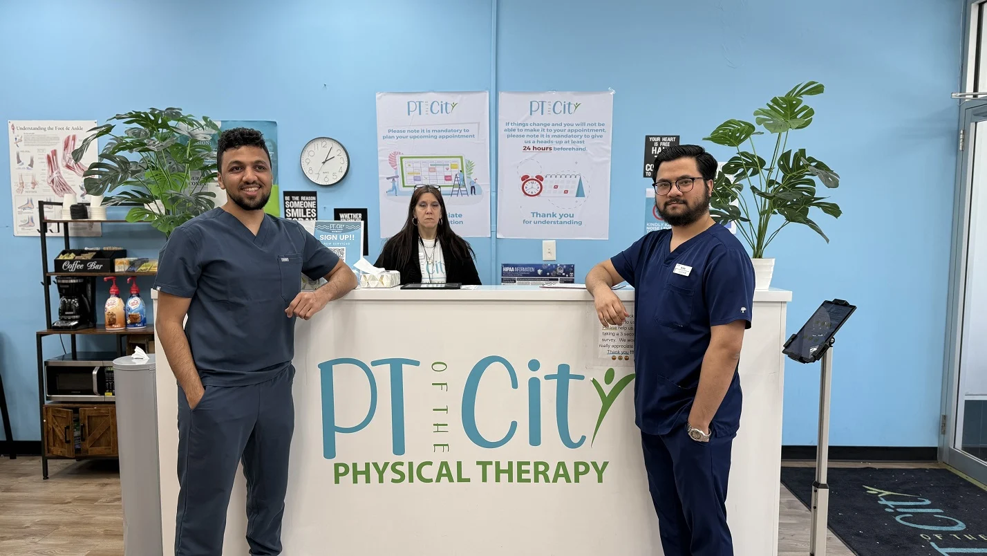PT of the City physical therapy team providing expert care across Manhattan, Brooklyn, Queens, and the Bronx in NYC