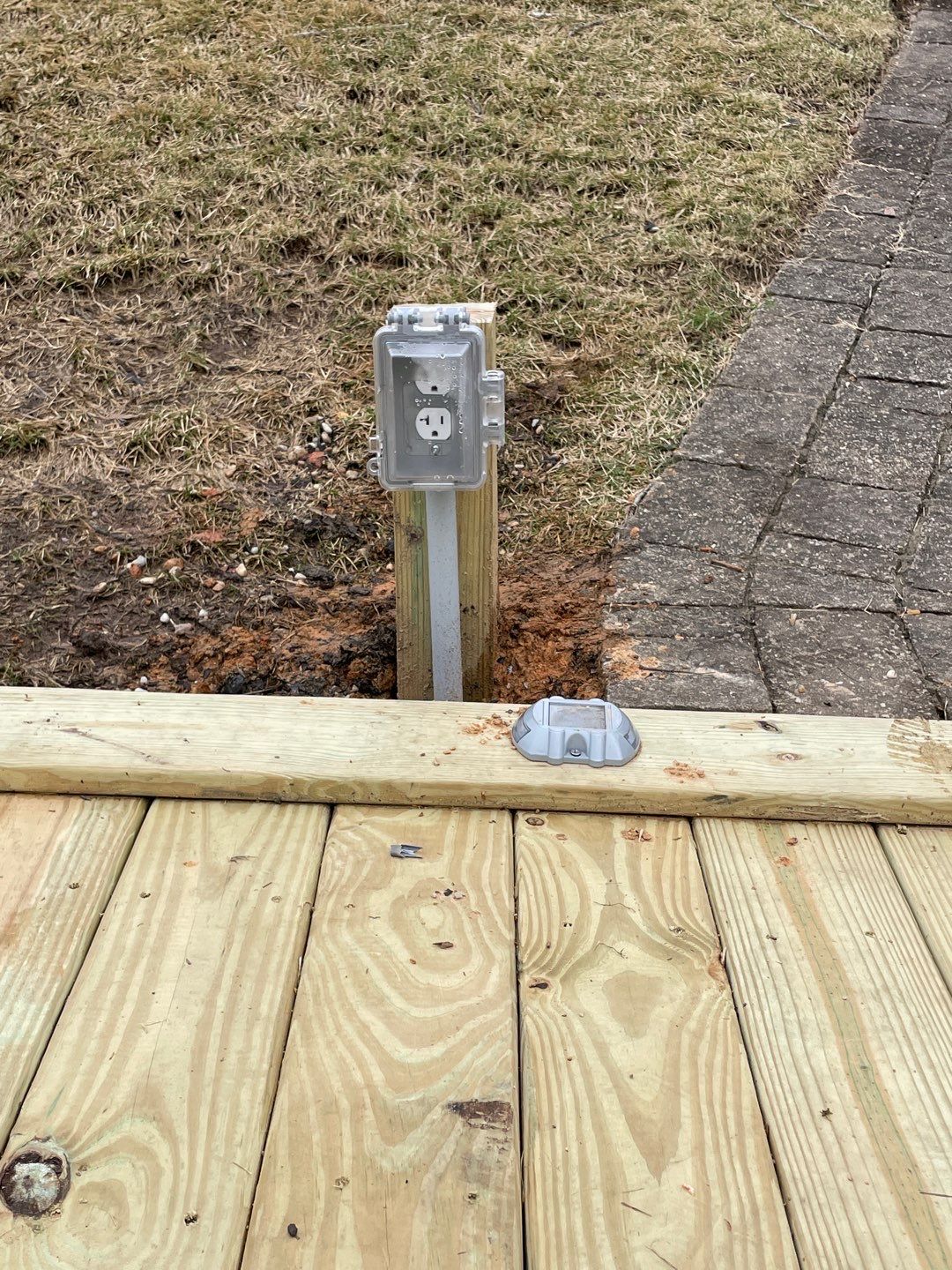 Clean, durable outdoor power installed with care for long-lasting use by C&T Electric LLC, perfect for decks and yard lighting.
