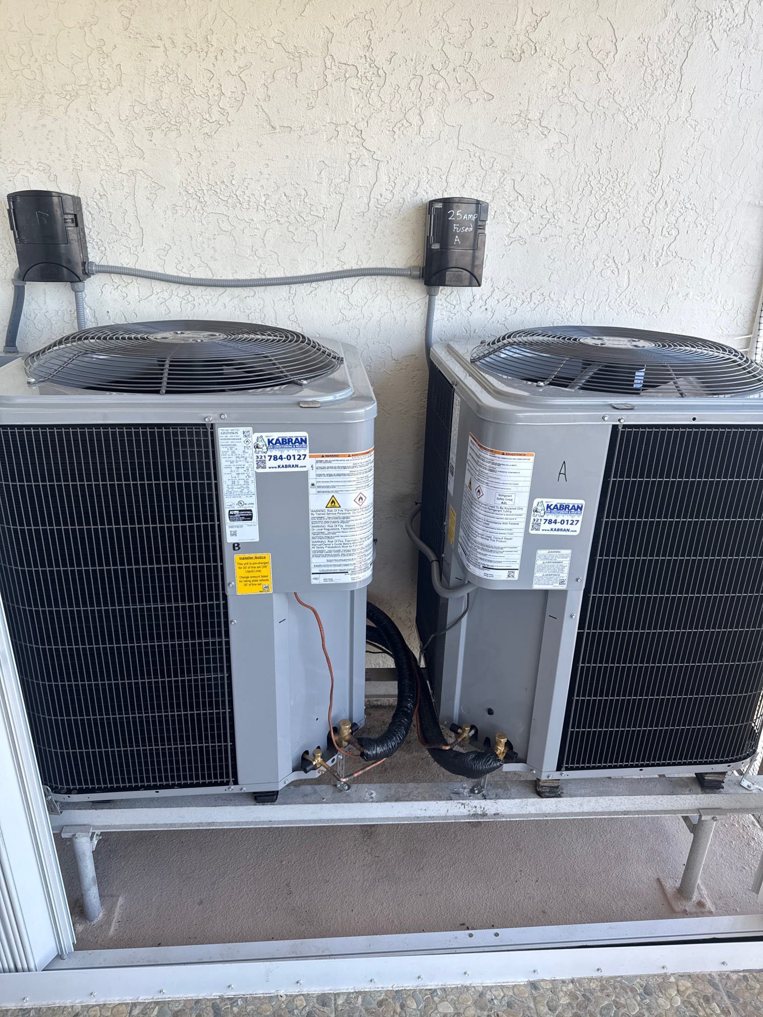 Experience unparalleled cooling efficiency with Kabran Air Conditioning & Heating – experts in seamless AC installations.