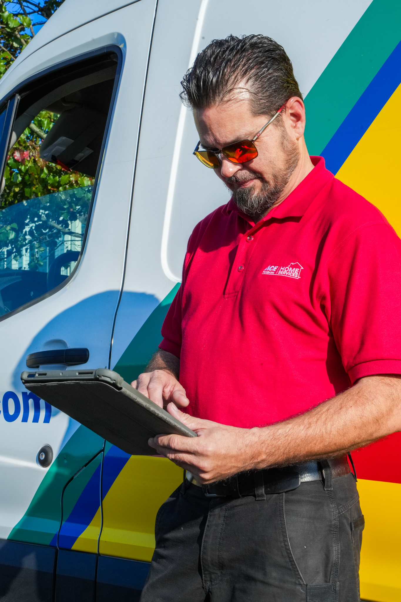 Skilled technicians from Parrish Services arrive on time and use digital tools to ensure efficient, reliable service and clear communication.